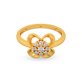 Astonishing Floral Gold Ring