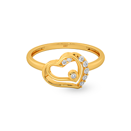 Everlasting Spark Gold Ring - Valentine Collection