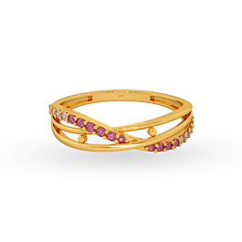 Petite Paradise Delicate 22KT Gold Ring