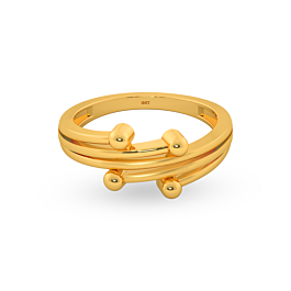 Fancy Spiral Gold Ring