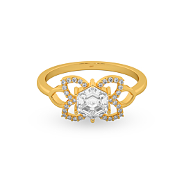 Everblooming Bud Gold Ring