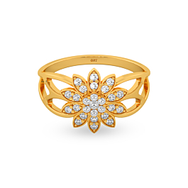 Charming Bloom Gold Ring
