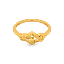 Fascinate Geometric Shape Gold Ring