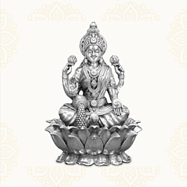 Divine Goddess Lakshmi Silver Idols
