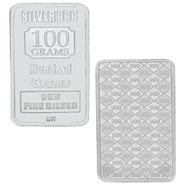 100 Grams Silver Bar 
