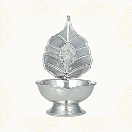 Classic Aalailai Ganesha Silver Lamp