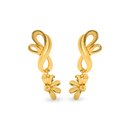 Beloved Floral Gold Earrings