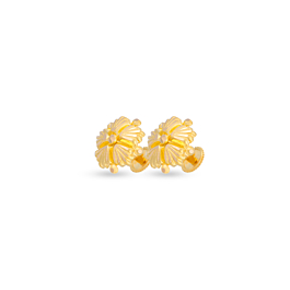 Gentle Bloomed Floral Gold Earrings