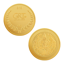 22KT 4 Grams Lakshmi Gold Coin