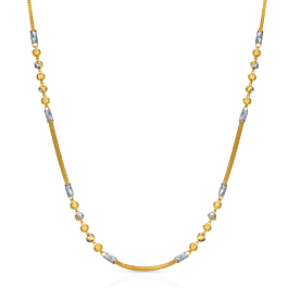 Charismatic Beaded Gold Chain