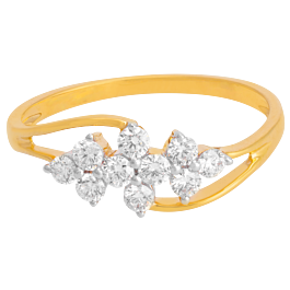 Dazzling Floral Stone Diamond Rings