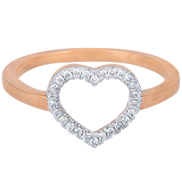 Trendy Heart Diamond Rings 