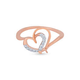 Petite Heart Diamond Rings