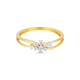 Pleasant Floral Diamond Rings