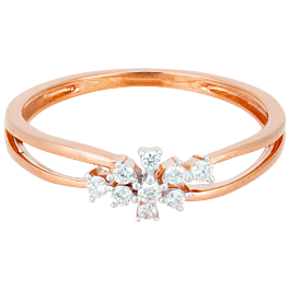 Pleasant Floral Diamond Rings