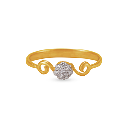 Stunning Glamour Floral And Creaper Diamond Ring
