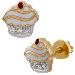 Designer Ice Cream Diamond Earrings