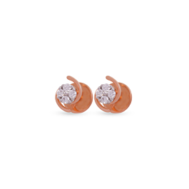 Opulent Circular Diamond Earrings
