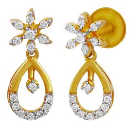 Enchanting Sparkling Diamond Earrings