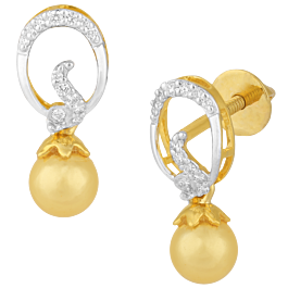 Elegant Sleek Diamond Earrings