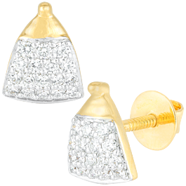 Extravagant Bell Type Diamond Earrings