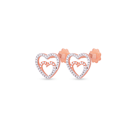  Lavish Twin Bird Romantic Diamond Earrings