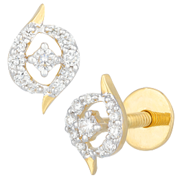 Stylish Glittering Diamond Earrings