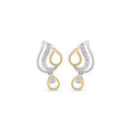 Gorgeous Floral Diamond Earrings