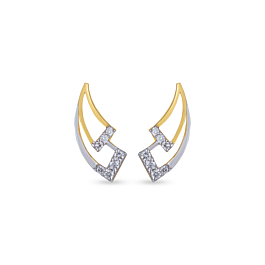 Glinting Fancy Diamond Earrings