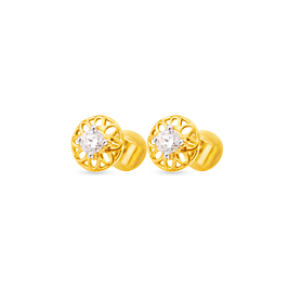 Dazzling Daisy Flower Diamond Earrings