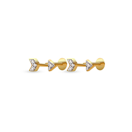 Stunning Arrow Diamond Earrings