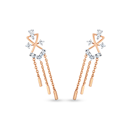 Graceful Amazing Design Diamond Earrings