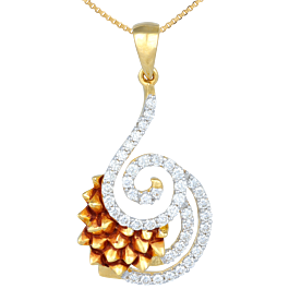 Spiral Fancy Glorious Diamond Pendants