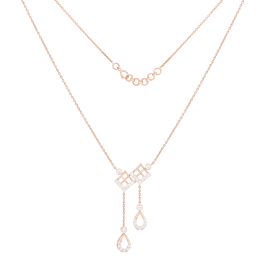 Marvelous Twin Box Diamond Necklaces
