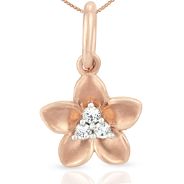 Pretty Cool Single Floral Diamond Pendants