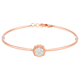 Elegant Single Stone Diamond Bracelets