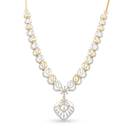 Glorious Blossom Bud Diamond Necklaces