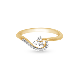 Sparkling Diamond with wonderful Design Diamond Ring-EF IF VVS-18kt Rose Gold-7