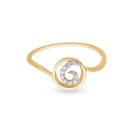 Beautiful Spiral Design Diamond Ring-EF IF VVS-18kt Rose Gold-7