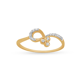 Latest Collection Floral Design Diamond Ring - Diamond Ring-GH SI-18kt Rose Gold-7