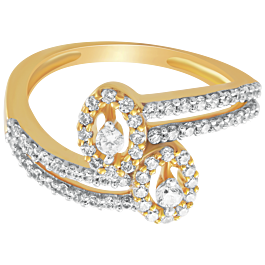 Luxurious Drop Shaped Diamond Rings