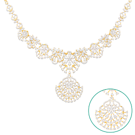 Stunning Showstopper Diamond Necklaces-EF IF VVS-18kt Rose Gold