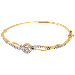 Dainty Attractive Floral Diamond Bracelets-EF IF VVS-18kt Rose Gold-5.5