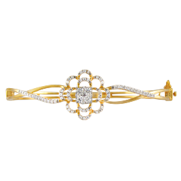 Opulent Floral Diamond Bracelets