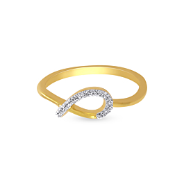 Dainty Cute Diamond Rings-EF IF VVS-7-18kt Rose Gold