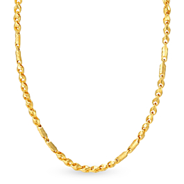 Trendy Interlooped Gold Chain - Gifts for Dad Collection