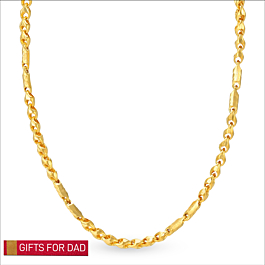 Trendy Interlooped Gold Chain - Gifts for Dad Collection