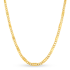 Classic Minimalism Figaro Gold Chain - Gifts for Dad Collection