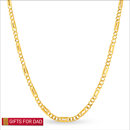 Classic Minimalism Figaro Gold Chain - Gifts for Dad Collection