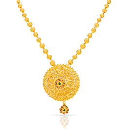 Beads Heaven Chakra Design Gold Necklaces
